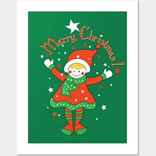 Merry Christmas Posters and Art